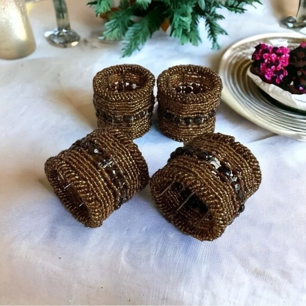 Handmade vintage brown